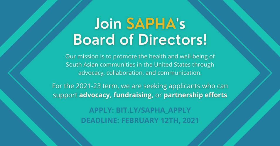 Join SAPHA's Board of Directors